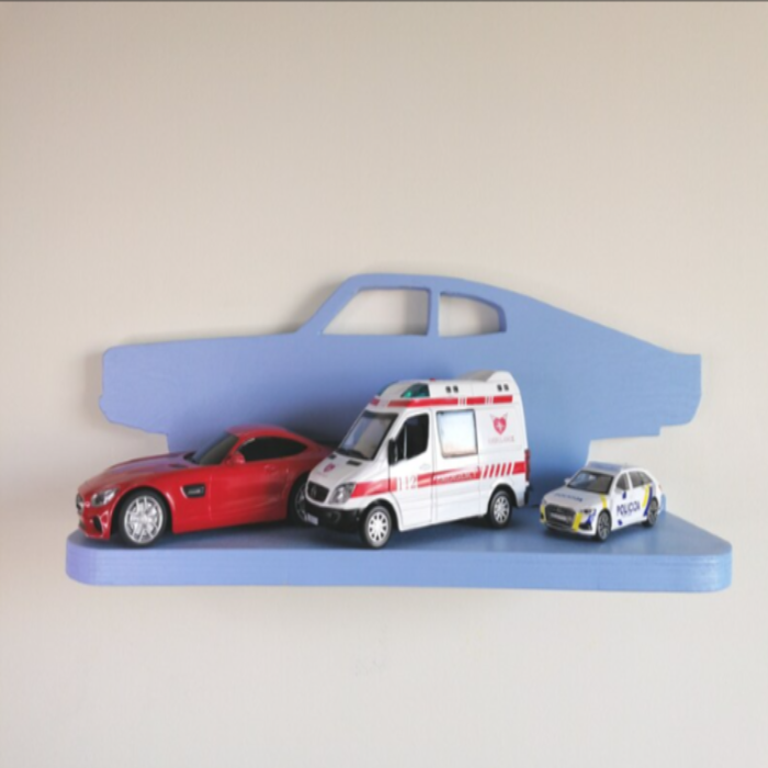 Mustang Car Boys Kids Bedroom Floating Organizer Shelve Decor - waseeh.com