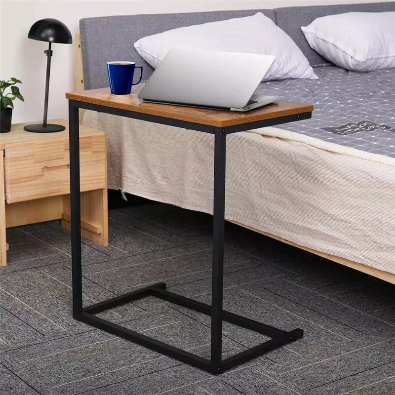 Straight Rectangle Bedside Coffee Laptop Office Table - waseeh.com