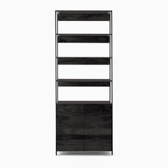 Modu Open & Closed Storage Cabinet Bookcase Organizer Rack