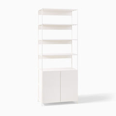 Modu Open & Closed Storage Cabinet Bookcase Organizer Rack