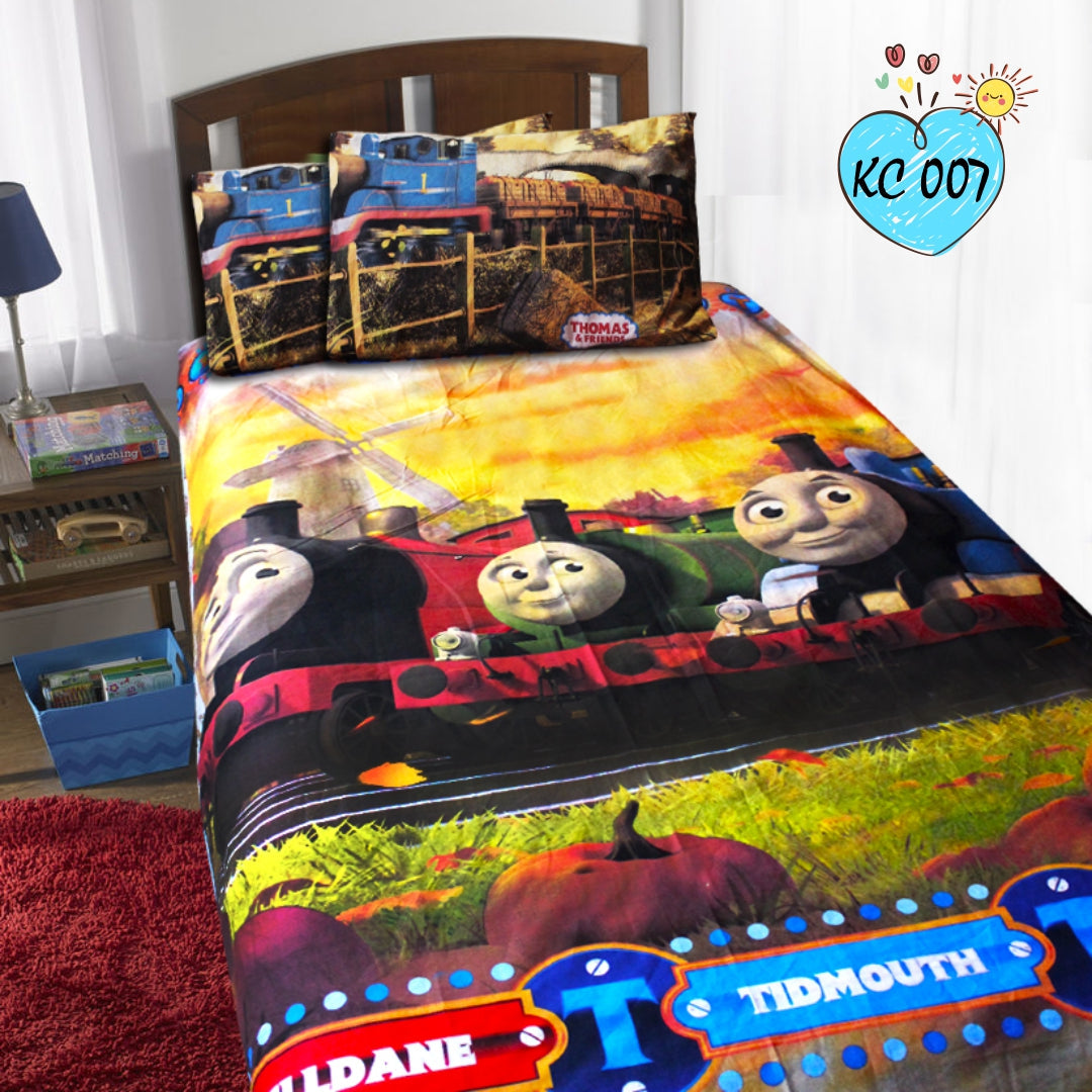 TidMouth Train Bedsheet - waseeh.com