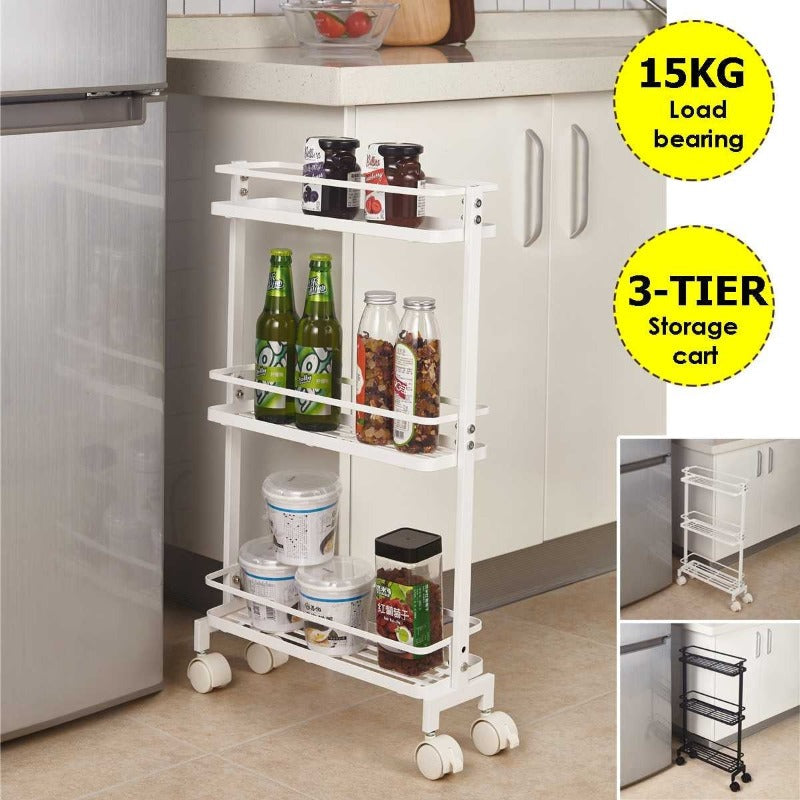 Slimy Mobility Kitchen Storage Organizer Trolley - waseeh.com