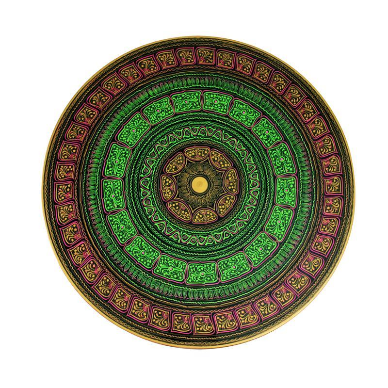 Nakshi Art Wooden Table (16") - waseeh.com